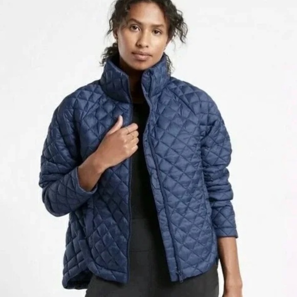 Athleta Jackets & Blazers - Athleta Whisper Featherless Insulated Jacket - Women's small navy